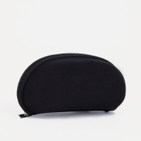 Футляр для очков на молнии, длина 17 см, цвет чёрный Футляр для очков на молнии, длина 17 см, цвет чёрный