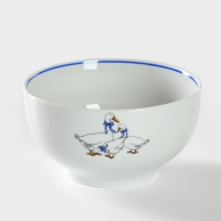 Набор фарфоровый для завтрака &laquo;Гуси&raquo;, 3 предмета