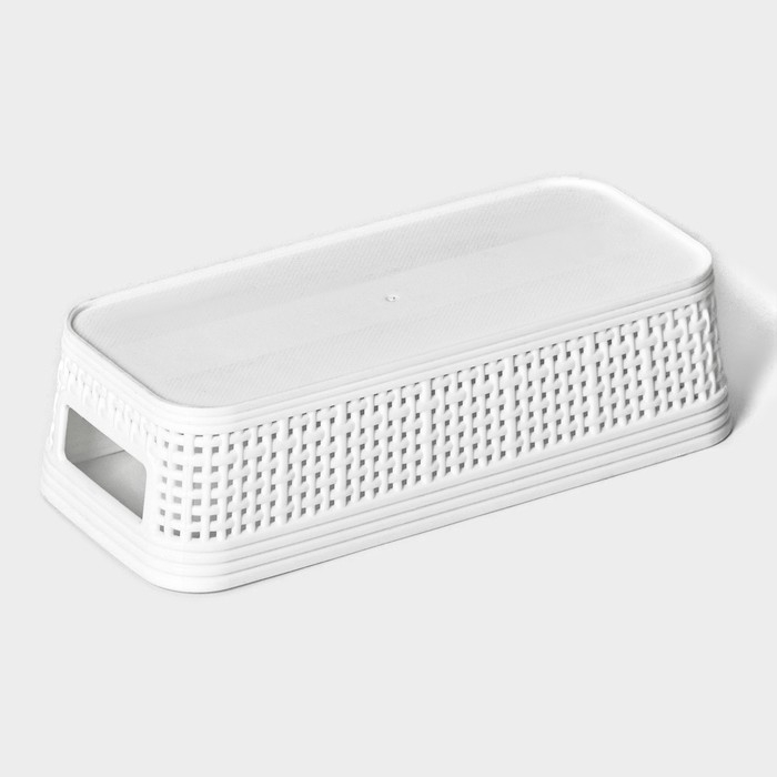 Корзина для хранения &laquo;Сетка&raquo;, пластик, 22&times;10&times;6 см, цвет МИКС