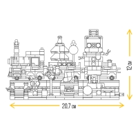 Конструктор &laquo;Новогодний экспресс&raquo;, 548 деталей