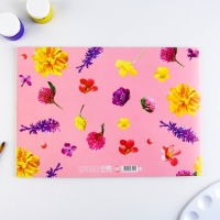 Альбом для рисования А4 24 листа на скрепке &laquo;1 сентября: Цветы&raquo; обложка 160 г/м2, бумага 100 г/м2.