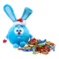 Новогодний подарочный набор &laquo;Смешарики Крош&raquo;, (игрушка + конфеты), 500 г