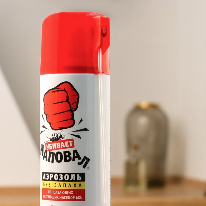 Инсектицидное средство Инсектицидное средство "Наповал", дихлофос, 600 мл.