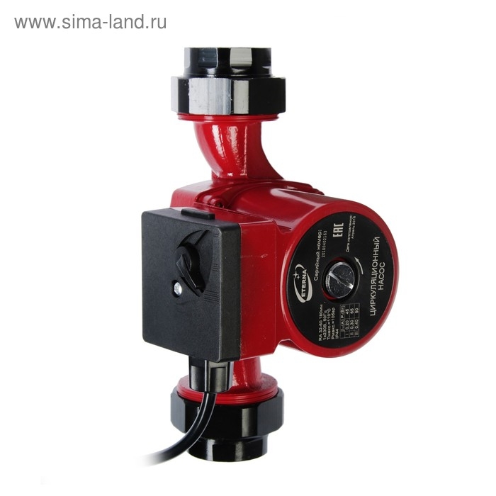 Насос циркуляционный ETERNA RА 32-60, напор 6 м, 72 л/мин, кабель 1.5 м, 45/65/90 Вт Насос циркуляционный ETERNA RА 32-60, напор 6 м, 72 л/мин, кабель 1.5 м, 45/65/90 Вт