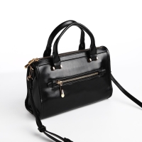 Сумка-саквояж на молнии, цвет чёрный Сумка-саквояж на молнии, цвет чёрный