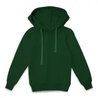 Худи детское Kirenga Kids 2.0, темно-зеленое, 12 лет