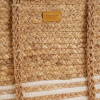 Корзина для белья плетеная SL Home Orden, хлопок, гиацинт, 42&times;24&times;35 см