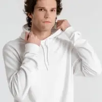 Толстовка с капюшоном унисекс Hoodie, белая, размер 3XL Толстовка с капюшоном унисекс Hoodie, белая, размер 3XL