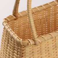 Корзина плетеная (ротанг), 23х14,5хН15/30,5 см, 1 шт., натуральный