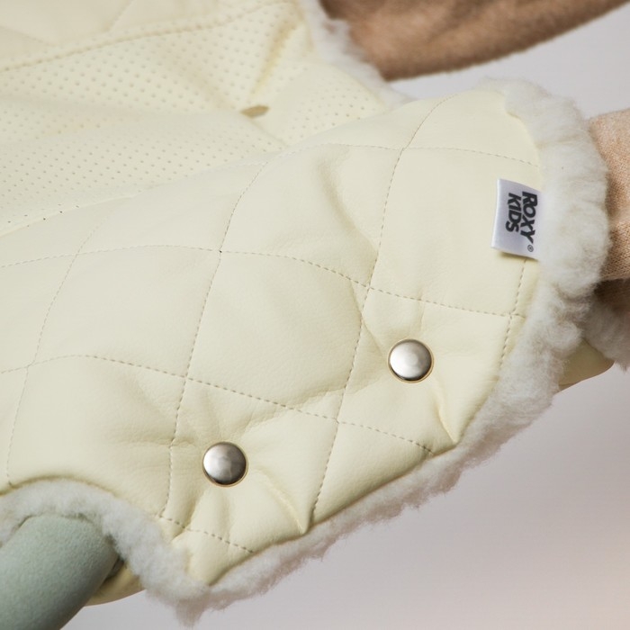 Муфта для коляски стеганная Elegante, цвет: молочный Муфта для коляски стеганная Elegante, цвет: молочный