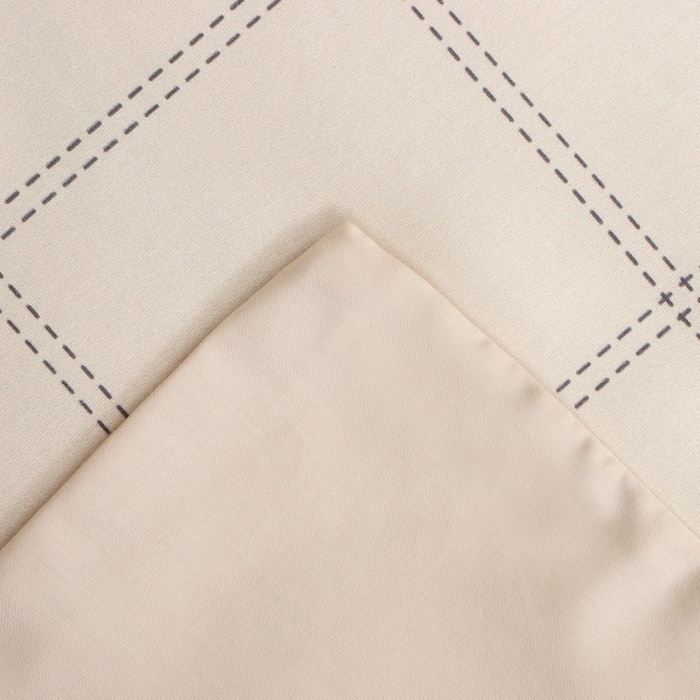 Постельное бельё Этель дуэт Cage: beige, 143х215 см-2шт, 215х240 см, 50х70+3 см-2 шт, мако-сатин, 114г/м2