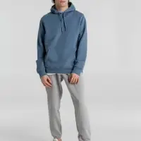 Толстовка с капюшоном унисекс King, серо-синяя, размер 3XL Толстовка с капюшоном унисекс King, серо-синяя, размер 3XL