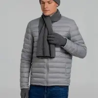 Шарф Bernard, серый меланж