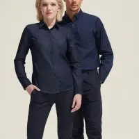 Рубашка женская Barry Women синяя (деним), размер L