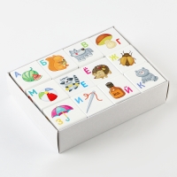 Кубики деревянные «Кубики для умников. Учим алфавит» 12 шт (белые) Кубики деревянные «Кубики для умников. Учим алфавит» 12 шт (белые)