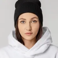 Шапка Real Rib, черная Шапка Real Rib, черная