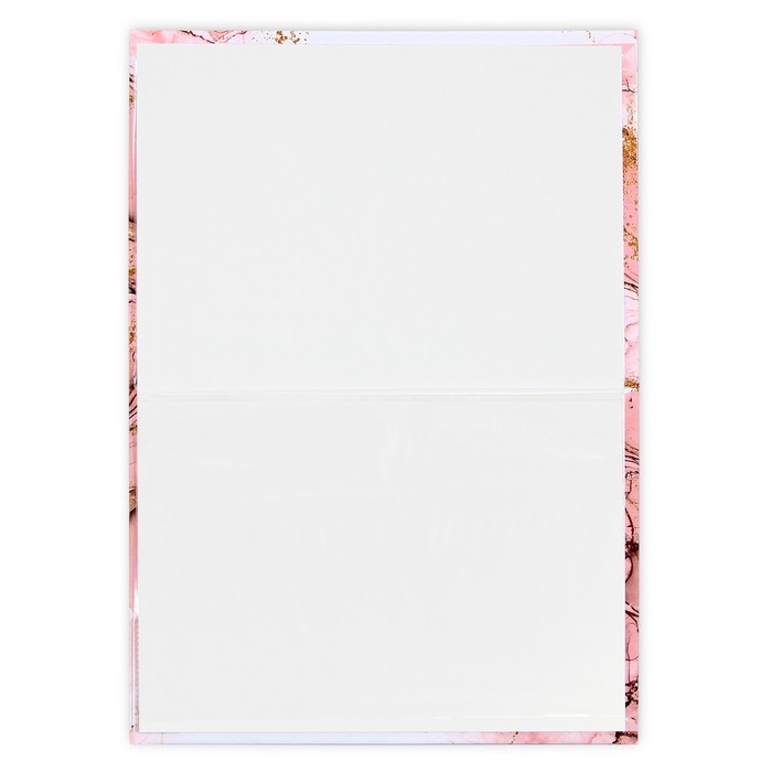 Папка для свидетельства о заключении брака &laquo;Семейный документ&raquo;, мрамор, А5