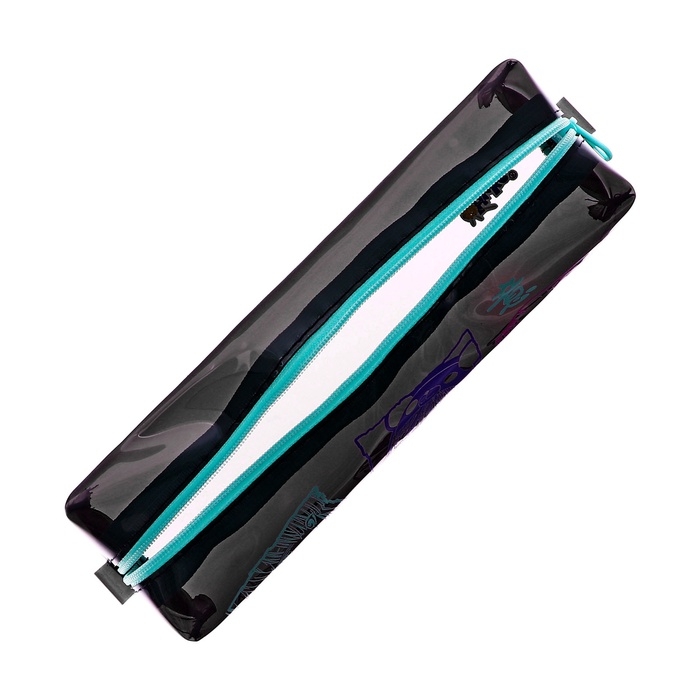 Пенал мягкий, 1 отделение 60 х 210 х 50 мм, объёмный, чёрный морозостойкий полимер, ПМО 31-87, Пенал мягкий, 1 отделение 60 х 210 х 50 мм, объёмный, чёрный морозостойкий полимер, ПМО 31-87, "Тянка-панда"