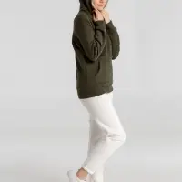 Толстовка с капюшоном унисекс King, хаки, размер XS Толстовка с капюшоном унисекс King, хаки, размер XS