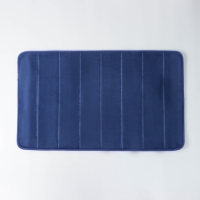 Коврик для ванной и туалета SAVANNA Memory foam, 50&times;80 см, цвет синий