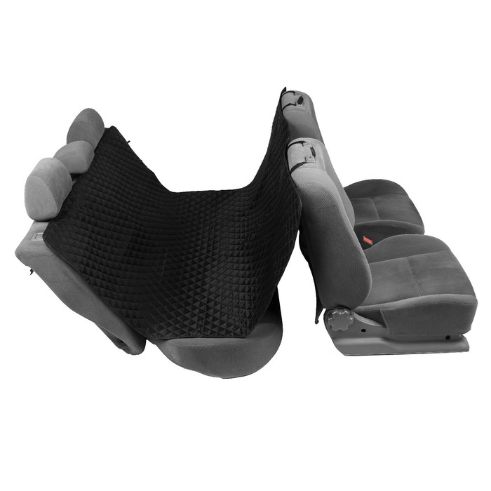 Накидка-автогамак для перевозки животных и грузов Cartage, оксфорд, черный, 130 х 150 см Накидка-автогамак для перевозки животных и грузов Cartage, оксфорд, черный, 130 х 150 см