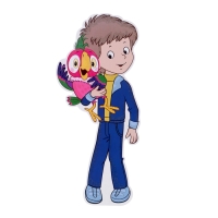 Набор для оформления "Персонажи из любимых мультфильмов" 7 деталей, А3 Набор для оформления "Персонажи из любимых мультфильмов" 7 деталей, А3