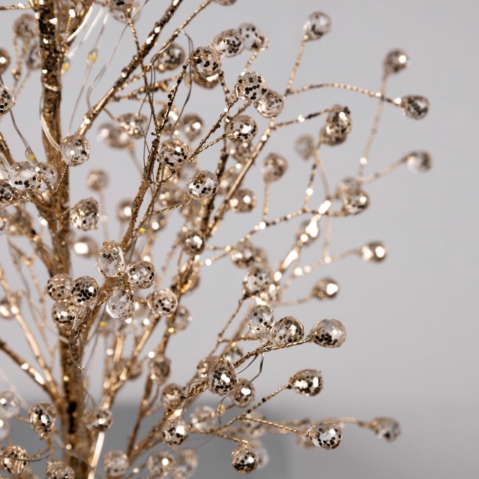 Фигура светодиодная Фигура светодиодная "Бусины" 48x30x3 см, 20 LED, CR2032x2 (в компл.), свечение тёплое белое