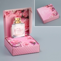 Коробка подарочная складная, упаковка, &laquo;With love&raquo;, 16.5 х 16,5 х 5 см