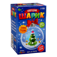 Набор для опытов «Новогодний шарик: Ёлочка», своими руками Набор для опытов «Новогодний шарик: Ёлочка», своими руками