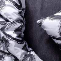 Постельное бельё Евро Ночь Нежна Dark love, 200х215см, 200х215см, 70х70см 2шт, бязь, хлопок, 120 гр Постельное бельё Евро Ночь Нежна Dark love, 200х215см, 200х215см, 70х70см 2шт, бязь, хлопок, 120 гр