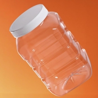 Банка с крышкой "Квадратная", пэт, 3,0 л, 110 мм Банка с крышкой "Квадратная", пэт, 3,0 л, 110 мм