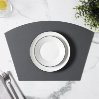 Салфетка сервировочная на стол &laquo;Тэм&raquo;, 30&times;44 см, цвет тёмно-серый