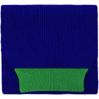 Шарф Snappy, синий с зеленым Шарф Snappy, синий с зеленым