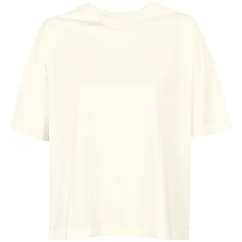 Футболка оверсайз женская Boxy Women, молочно-белая, размер XS