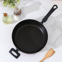 Сковорода Доляна Promo, d=26 см, пластиковая ручка, антипригарное покрытие, цвет бордовый Сковорода Доляна Promo, d=26 см, пластиковая ручка, антипригарное покрытие, цвет бордовый