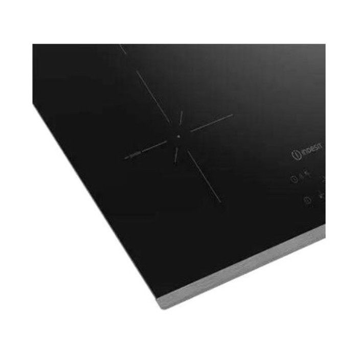 Варочная поверхность Indesit IS 41Q60 FX, индукционная, 4 конфорки, сенсор, чёрная