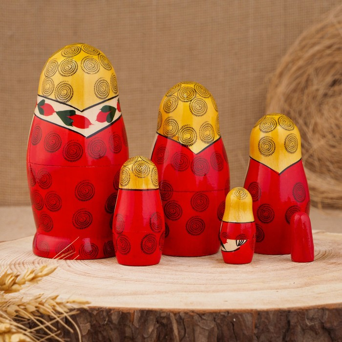 Матрёшка Матрёшка "Семёновская", 6 кукольная, высшая категория