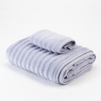 Полотенце махровое Этель "Waves" серый, 30х60 см, 100% хлопок, 460 гр/м2 Полотенце махровое Этель "Waves" серый, 30х60 см, 100% хлопок, 460 гр/м2