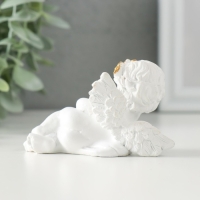 Сувенир полистоун "Белоснежный ангел обнимает сердечко с узорами" 9х4,5х5 см Сувенир полистоун "Белоснежный ангел обнимает сердечко с узорами" 9х4,5х5 см