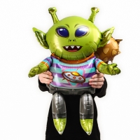 Набор шаров &laquo;Инопланетянин&raquo;, латекс, фольга, 7 шт.