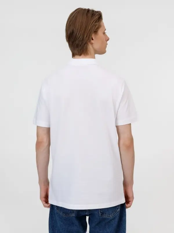 Рубашка поло унисекс Pulse, белая, размер XL