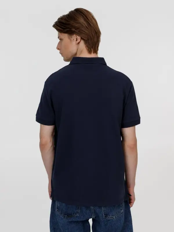 Рубашка поло унисекс Pacific, кобальт (темно-синяя), размер S