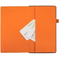 Ежедневник Ton Black, недатированный, черный с оранжевым Ежедневник Ton Black, недатированный, черный с оранжевым