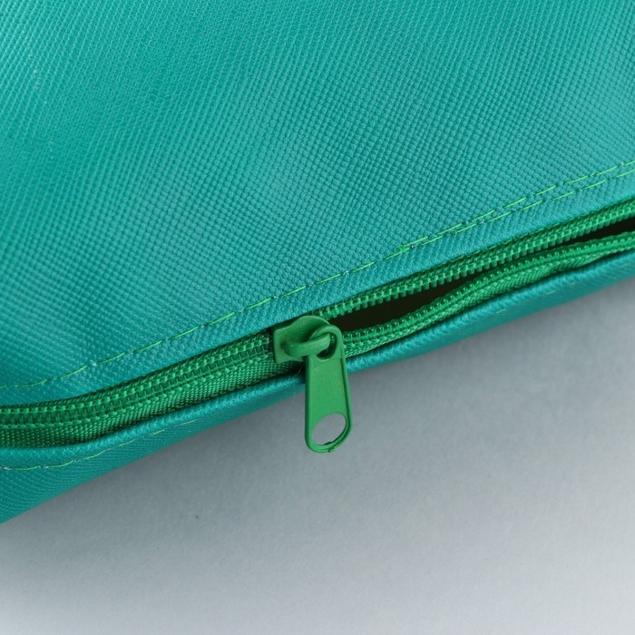 Аптечка дорожная из искусственной кожи "FIRST AID KIT", 14*10*5 см, зеленый цвет