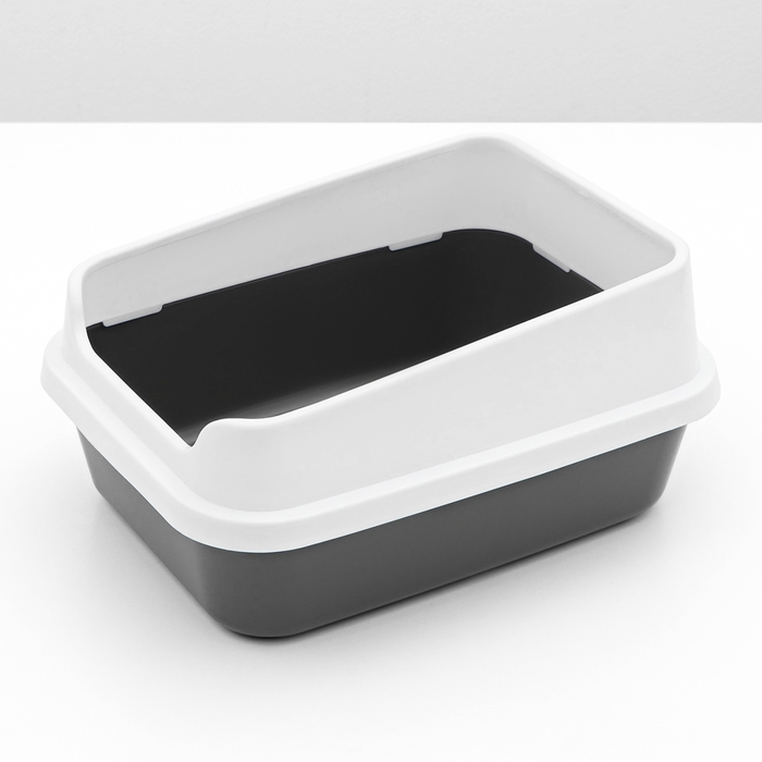 Туалет Туалет "Сима Люкс" с бортом 30 х 39 х 19 см, серый