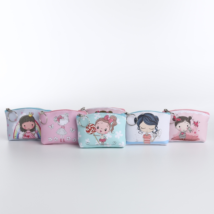 Кошелёк на молнии &laquo;Выбражулька&raquo;, цвет МИКС