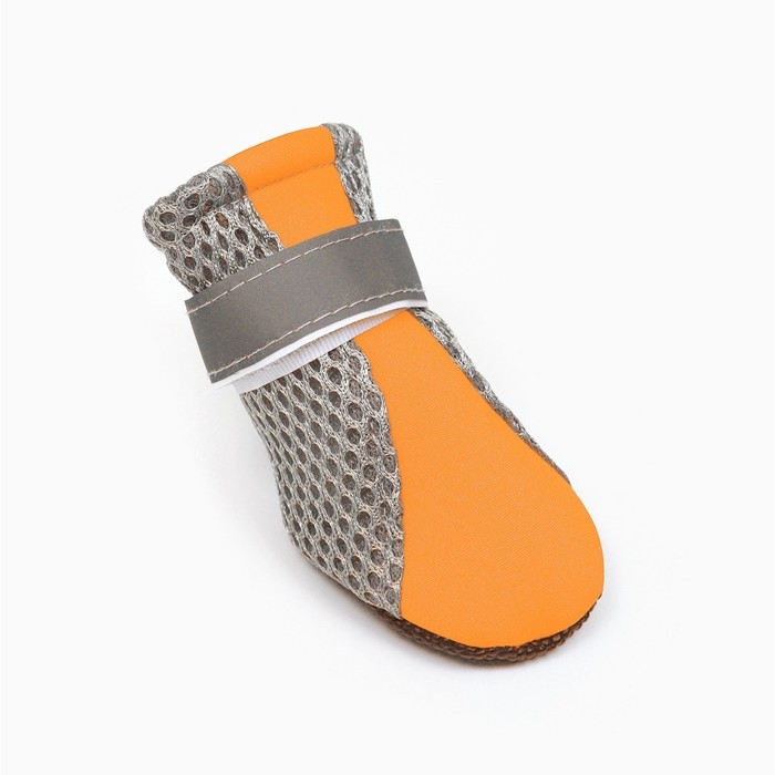 Ботинки для собак Ботинки для собак "Комфорт +", размер XL (5, 9 х 4, 8 см), оранжевые