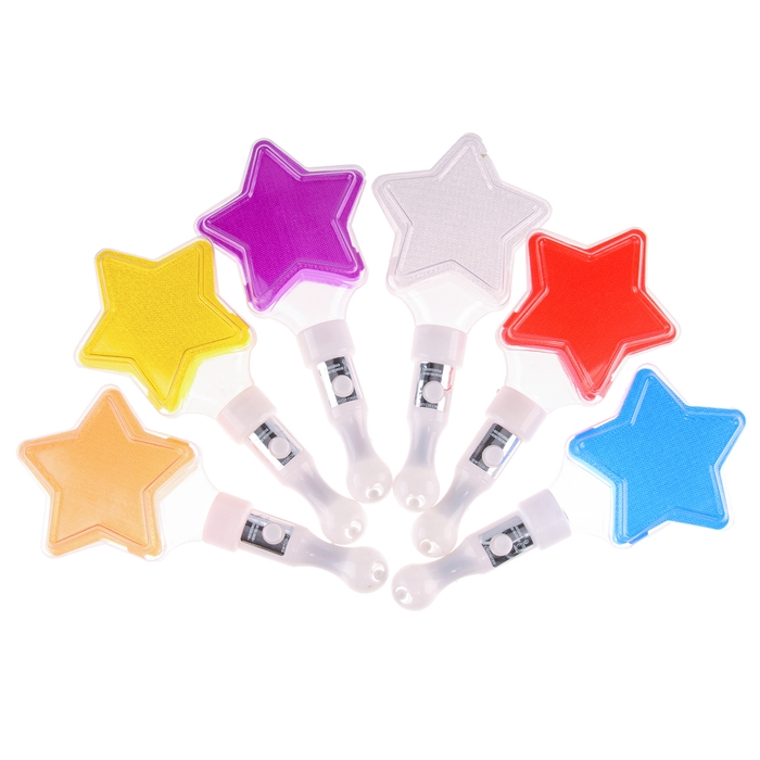 Палочка световая «Звезда», цвета МИКС Палочка световая «Звезда», цвета МИКС