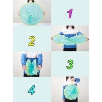 Пелерина парикмахерская, детская, d = 62(&plusmn;1) см, цвет МИКС