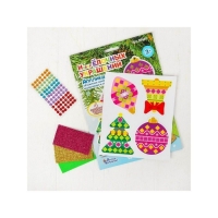 Аппликация &laquo;Набор ёлочных украшений &laquo; №2